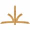 Ekena Millwork Davenport Rough Sawn Timber Gable Bracket, Western Red Cedar, 96"W x 60"H x 4"D x 6"F, 15/12 Pitch GBW096X60X0406DAV00RWR - alternate 1